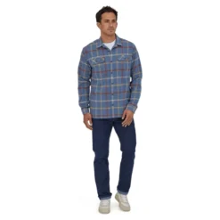 Patagonia M's L/S Organic Cotton MW Fjord Flannel Shirt Brisk: Dolomite Blue 8 Patagonia M's L/S Organic Cotton MW Fjord Flannel Shirt Brisk: Dolomite Blue -Darts Verkäufe 42400 BRID r 4