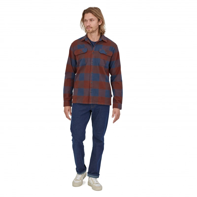 Patagonia M's L/S Organic Cotton MW Fjord Flannel Shirt MOSM 2 Patagonia M's L/S Organic Cotton MW Fjord Flannel Shirt MOSM – Bild 2