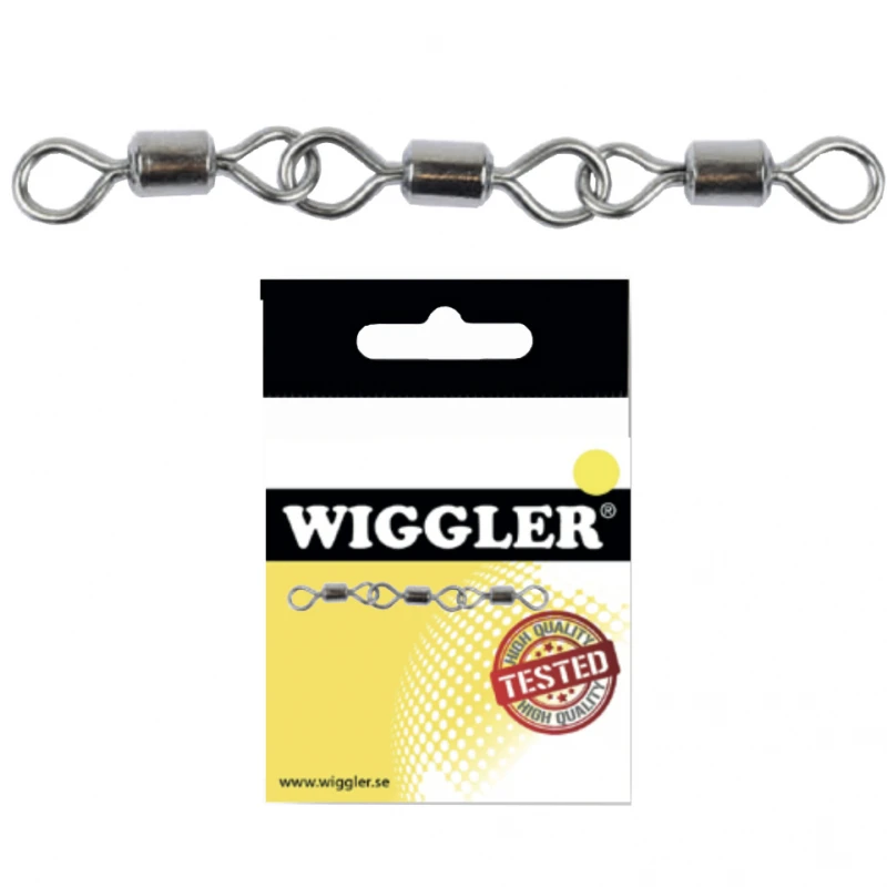 Triple Rolling Swivel, Black Nickel 1 Triple Rolling Swivel, Black Nickel