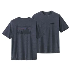 Patagonia M's Cap Cool Daily Graphic Shirt '73 Skyline: Smolder Blue X-Dye