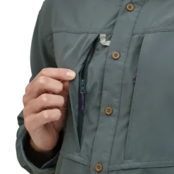 Patagonia M's L/S Sol Patrol Shirt Plume Grey 10 Patagonia M's L/S Sol Patrol Shirt Plume Grey -Darts Verkäufe 54253 PLGY Mr 5