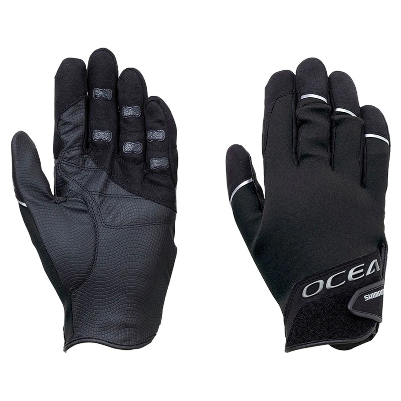 Shimano Ocea Chloroprene 3D Stretch Glove Black 1 Shimano Ocea Chloroprene 3D Stretch Glove Black