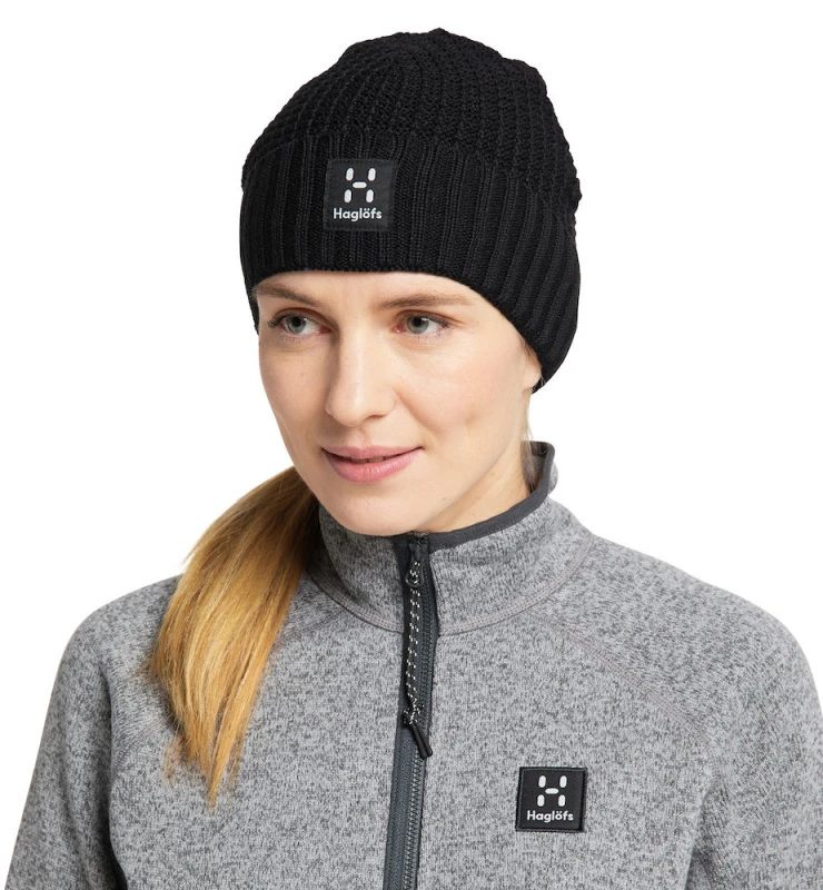 Haglöfs Lava Beanie True Black 4 Haglöfs Lava Beanie True Black – Bild 4