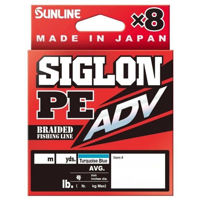 Sunline Siglon PE ADV (x8) 150m Turquoise Blue 1 Sunline Siglon PE ADV (x8) 150m Turquoise Blue