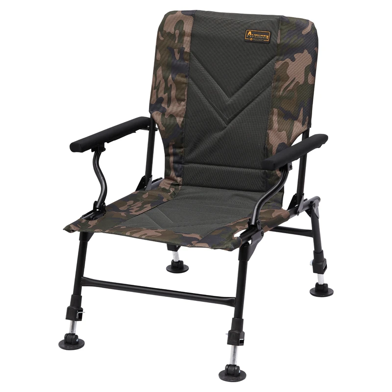 Prologic Avenger Relax Camo Chair W/Armrests & Covers 1 Prologic Avenger Relax Camo Chair W/Armrests & Covers