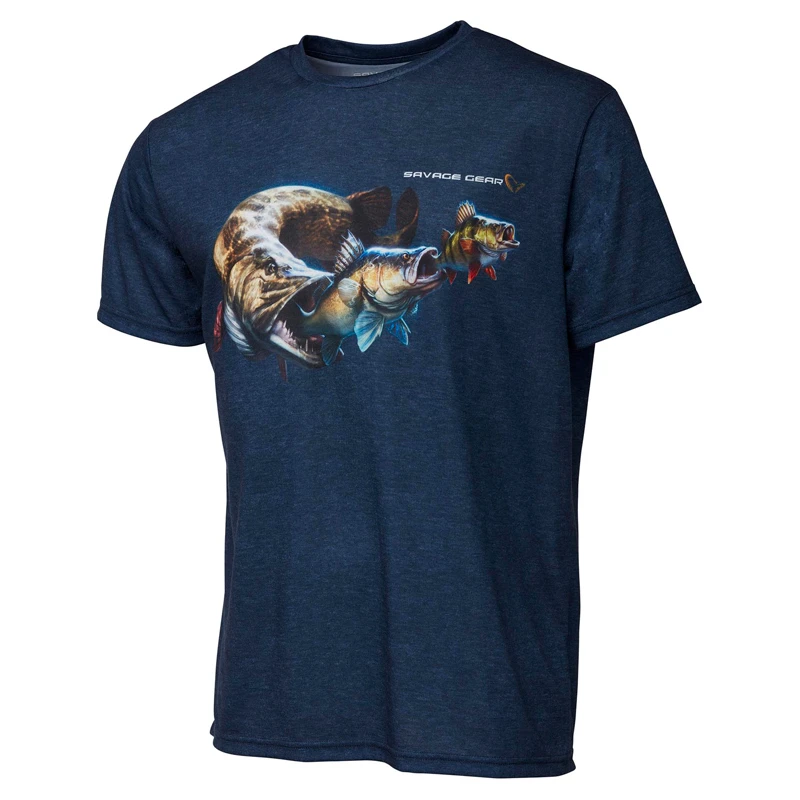 Savage Gear Cannibal Tee, Blue 1 Savage Gear Cannibal Tee, Blue