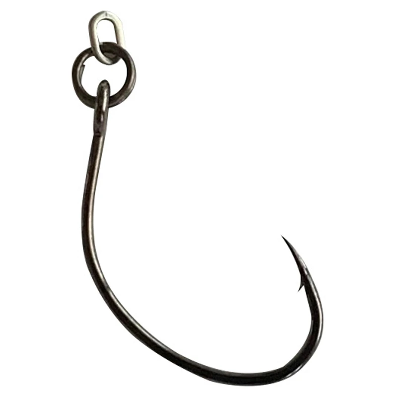 Savage Gear BN Ring Rigged Singel Hook (8-pack) 1 Savage Gear BN Ring Rigged Singel Hook (8-pack)