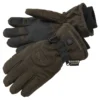 Pinewood Heating Gloves Suede Brown