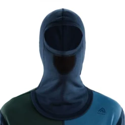 Aclima WarmWool Hoodsweater W/zip M's Navy Blazer/Green Gables/Coastal Fjord -Darts Verkäufe 90 107465r 3