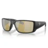 Costa Del Mar Costa Blackfin Pro Matte Black Sunrise Silver Mirror 580G