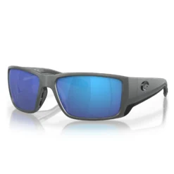 Costa Del Mar Costa Blackfin Pro Matte Gray - Blue Mirror 580G