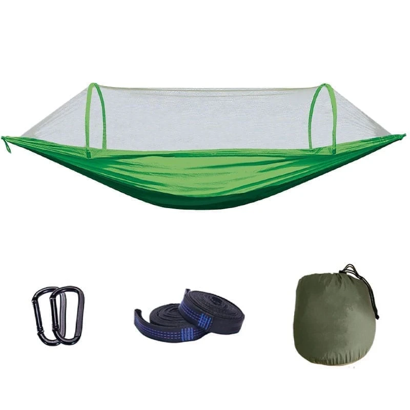 Fladen Hammock With Mosquitonet Dark Green 1 Fladen Hammock With Mosquitonet Dark Green