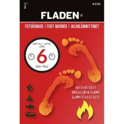 Fladen Fußwärmer 7cm X 9cm (2-pack)