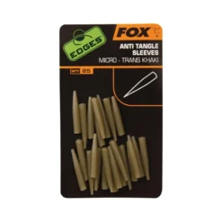 Fox Edges Anti Tangle Sleeve Micro Trans Khaki 25-pack