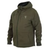 Fox Collection Green/Silver Sherpa Hoodie