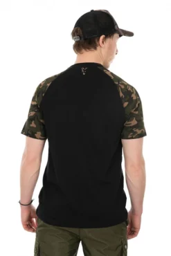 Fox Black/Camo Raglan T-Shirt -Darts Verkäufe CFX104r 2