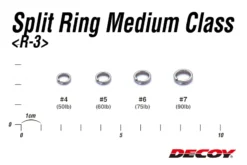 Decoy R-3 Split Ring Medium Class -Darts Verkäufe DR34r 3
