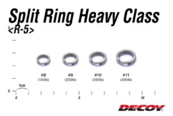 Decoy R-5 Split Ring, Heavy Class -Darts Verkäufe DR510r 3