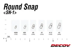 Decoy SN-1 Round Snap 7 Decoy SN-1 Round Snap -Darts Verkäufe DSN10r 3