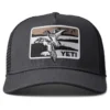 Yeti Duck Scene 5 Panel Bow Fit Trucker Dark Gray
