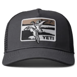 Yeti Duck Scene 5 Panel Bow Fit Trucker Dark Gray