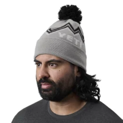 Yeti Freestyle Knitted Beanie Gray/Black -Darts Verkäufe H023G 3