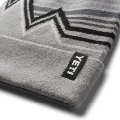 Yeti Freestyle Knitted Beanie Gray/Black -Darts Verkäufe H023G 4