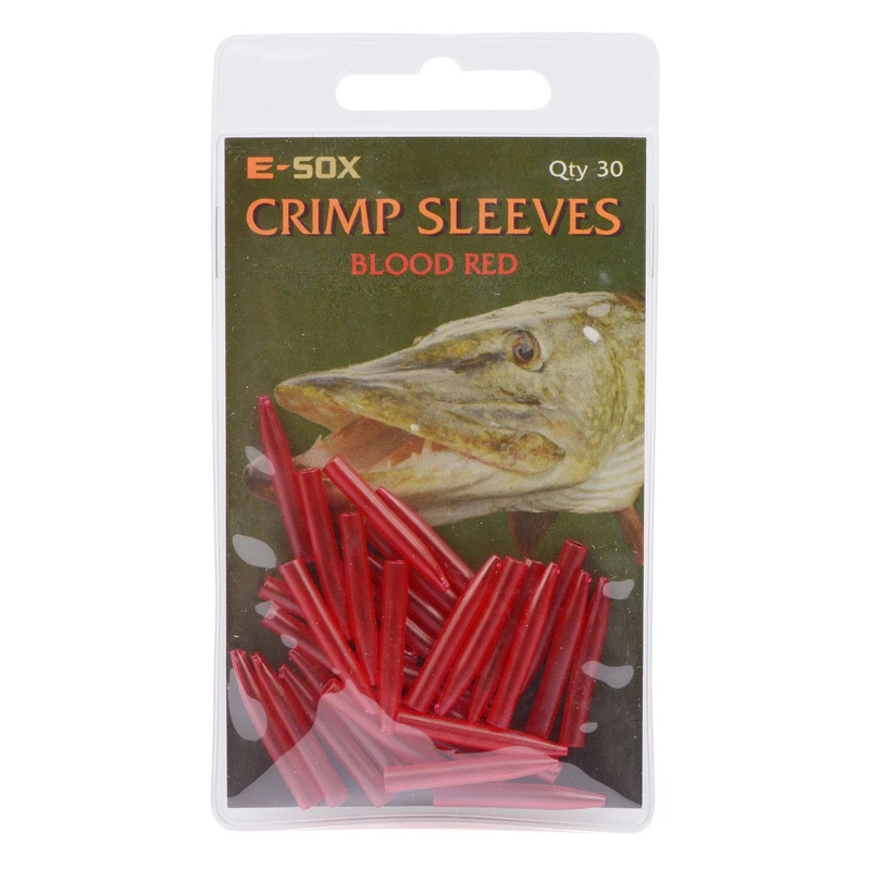Drennan E-SOX Crimp Sleeves-Blood Red 1 Drennan E-SOX Crimp Sleeves-Blood Red