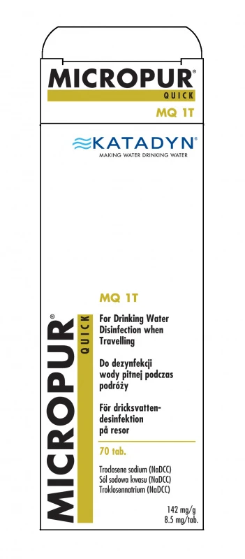 Katadyn Micropur Quick MT1T - 70 Tablets 2 Katadyn Micropur Quick MT1T - 70 Tablets – Bild 2