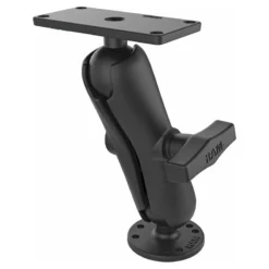 RAM MOUNTS RAM 1.5'' Ball Mount With 2.5'' Round Base & 2'' X 4''