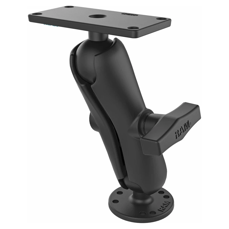 RAM MOUNTS RAM 1.5'' Ball Mount With 2.5'' Round Base & 2'' X 4'' 1 RAM MOUNTS RAM 1.5'' Ball Mount With 2.5'' Round Base & 2'' X 4''