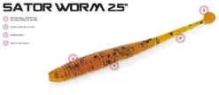 Molix Sator Worm 2,5'', 6,3cm -Darts Verkäufe SAW25 01r 2