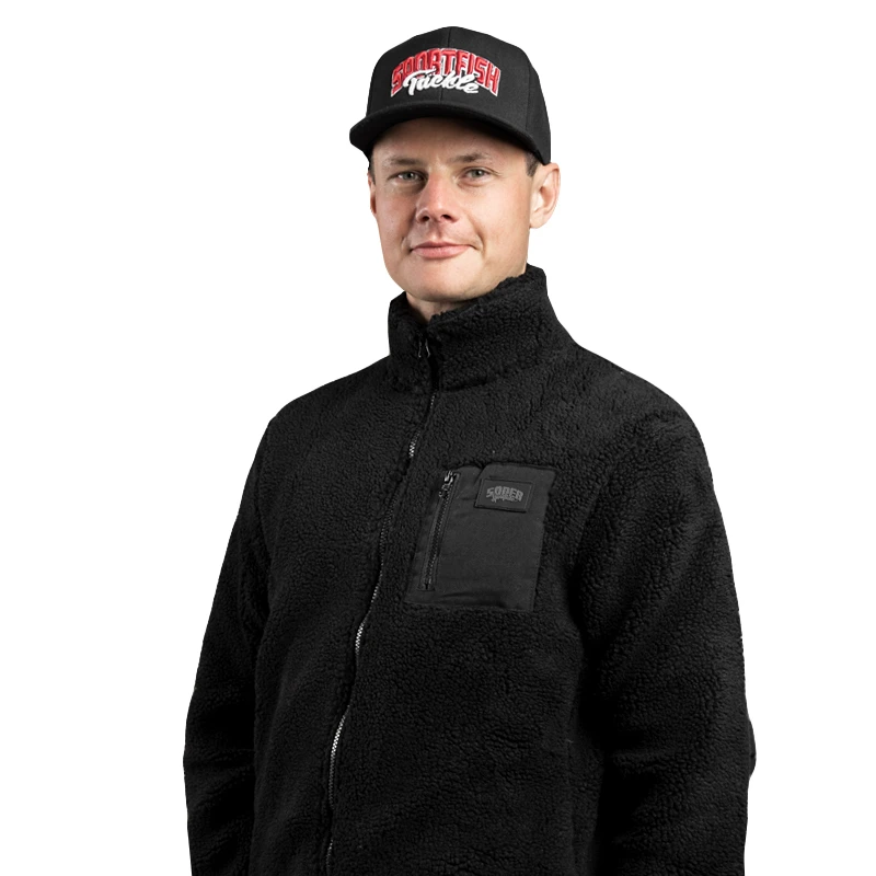 Söder Sportfiske Retro Fleece Black 1 Söder Sportfiske Retro Fleece Black