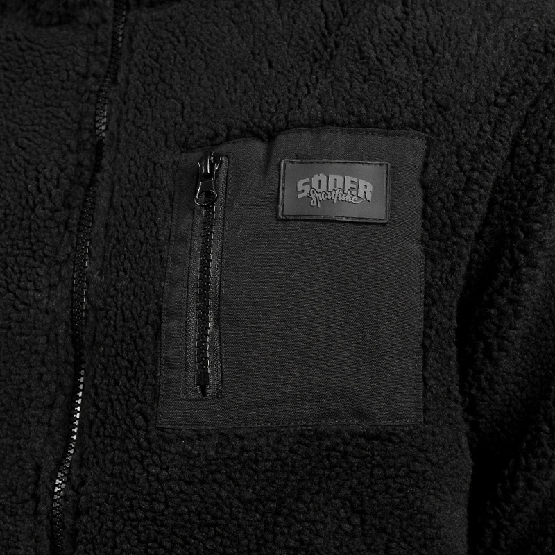 Söder Sportfiske Retro Fleece Black 4 Söder Sportfiske Retro Fleece Black – Bild 4