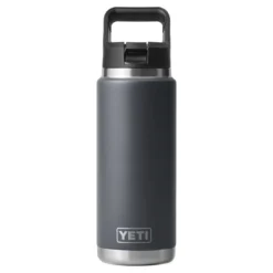 Yeti Rambler 26 Oz Straw Bottle - Charcoal