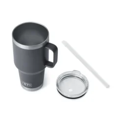 Yeti Rambler 35 Oz Straw Mug - Charcoal -Darts Verkäufe SKU 0327 CHA 3
