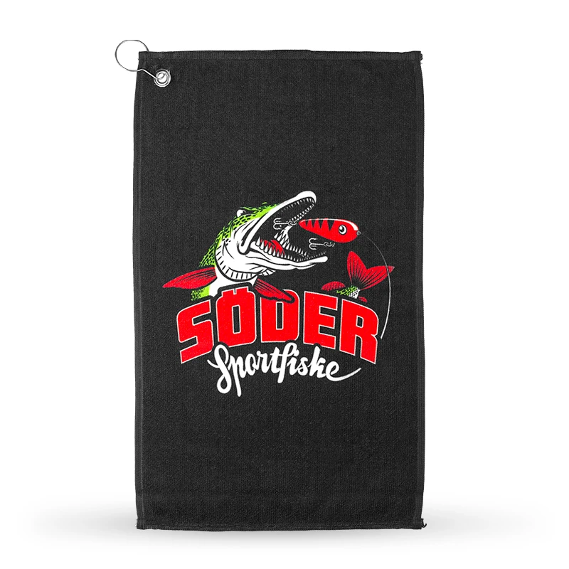 Angelhandtuch Schwartz - Söder Sportfiske 1 Angelhandtuch Schwartz - Söder Sportfiske