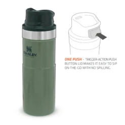 Stanley The Trigger-Action Travel Mug .47L - Hammertone Green -Darts Verkäufe ST1006439030 5