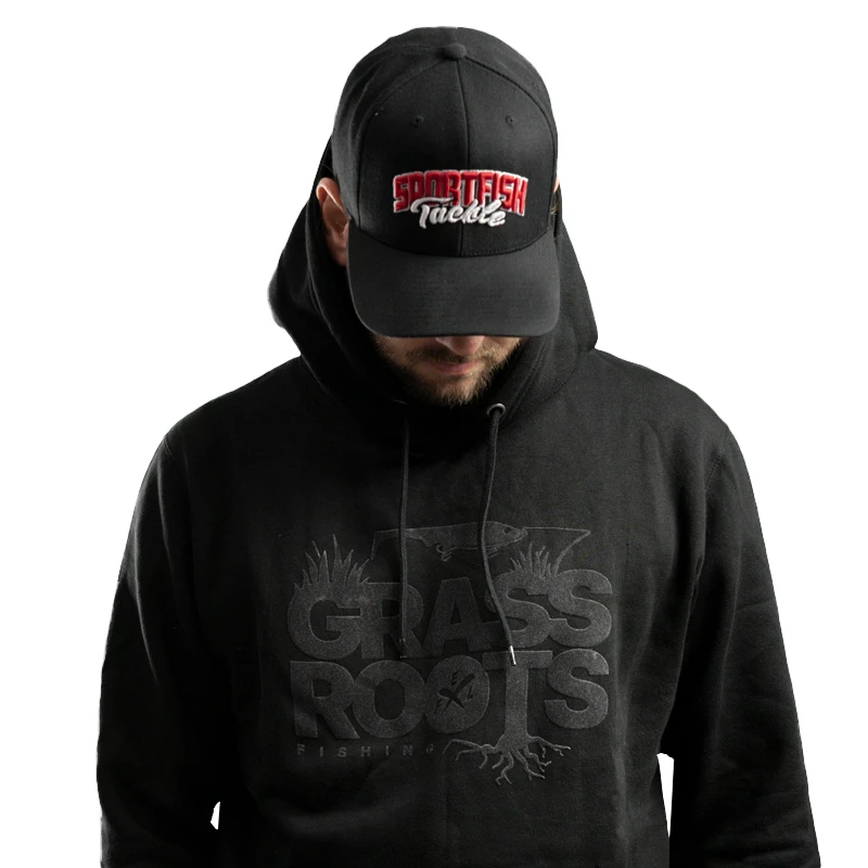 Eastfield Grass Roots Fishing Hoodie Black 1 Eastfield Grass Roots Fishing Hoodie Black