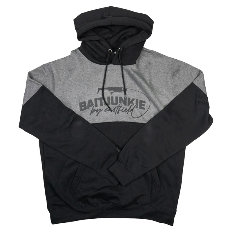 Eastfield Baitjunkie Hoodie Black/Grey 1 Eastfield Baitjunkie Hoodie Black/Grey