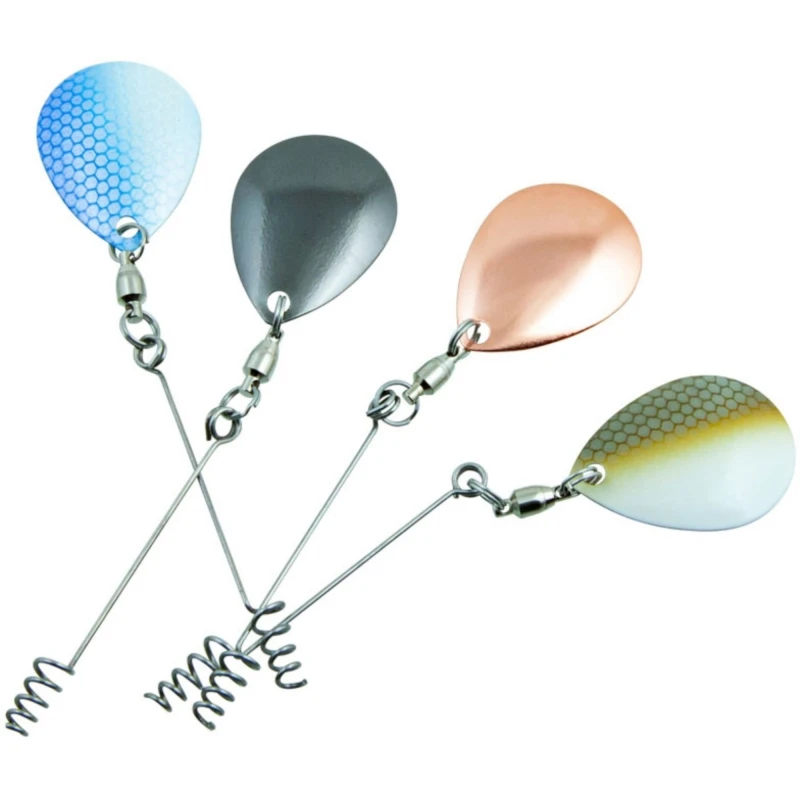 SvartZonker Spinner Rig 4-pack Copper, Black, Blue, Brown 1 SvartZonker Spinner Rig 4-pack Copper, Black, Blue, Brown