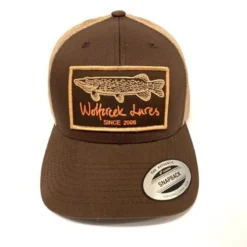 Wolfcreek Pike Patch Trucker Snapback - Brown/Khaki -Darts Verkäufe WCL 05 CAP 06 BRN KHK 2